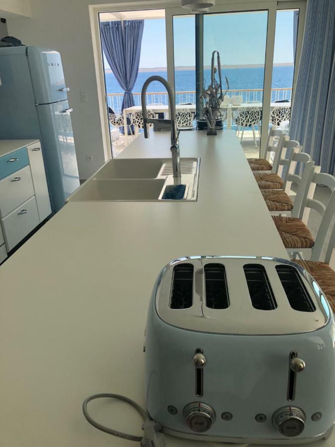 Villa Beline Direct Aan Zee, Verwarmd Zwembad En Sauna 特利巴尼克鲁斯奇卡 外观 照片