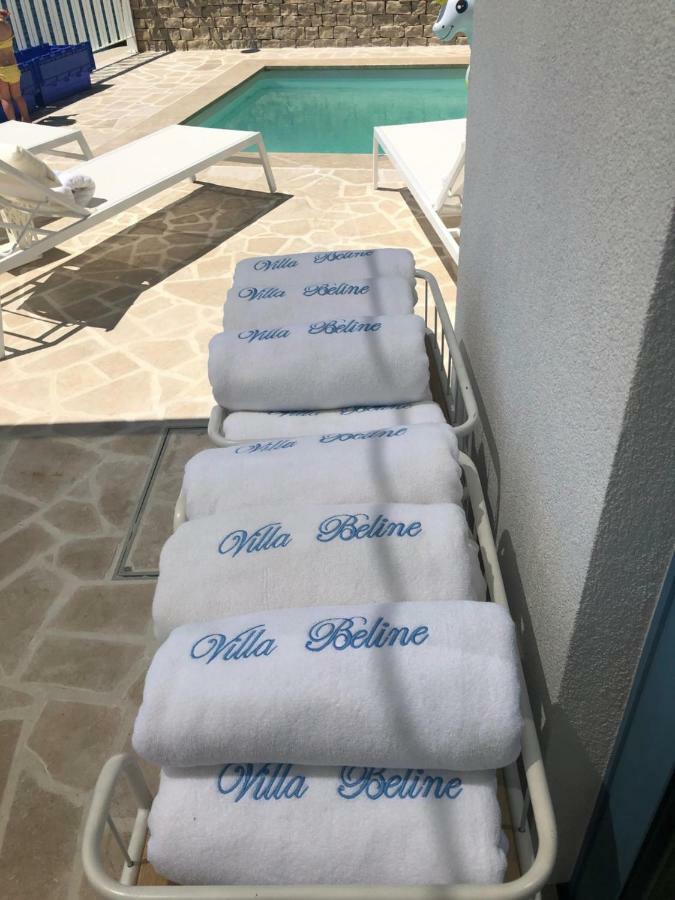 Villa Beline Direct Aan Zee, Verwarmd Zwembad En Sauna 特利巴尼克鲁斯奇卡 外观 照片